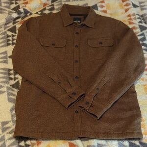 Prana Men's Chocolate Brown Shirt Jacket
